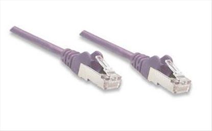 Intellinet Cat5e, 5m networking cable Purple 196.9" (5 m) U/UTP (UTP)1