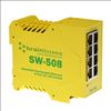 Brainboxes SW-508 network switch Unmanaged Fast Ethernet (10/100) Yellow1