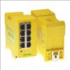 Brainboxes SW-508 network switch Unmanaged Fast Ethernet (10/100) Yellow3