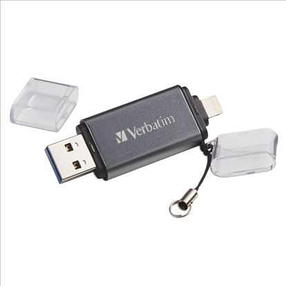 Verbatim iStore 'n' Go USB flash drive 16 GB USB Type-A / Lightning 3.2 Gen 1 (3.1 Gen 1) Gray1