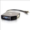 C2G 54341 cable gender changer DisplayPort HDMI, VGA, DVI Black2