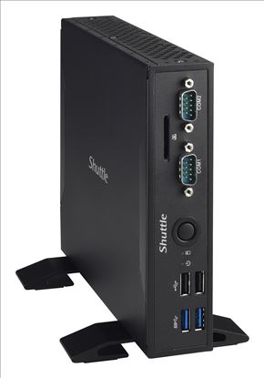 Shuttle DS67U3 PC/workstation barebone 1.3L sized PC Black BGA 1356 i3-6100U 2.3 GHz1