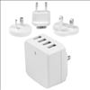 StarTech.com USB4PACWH mobile device charger White Indoor1