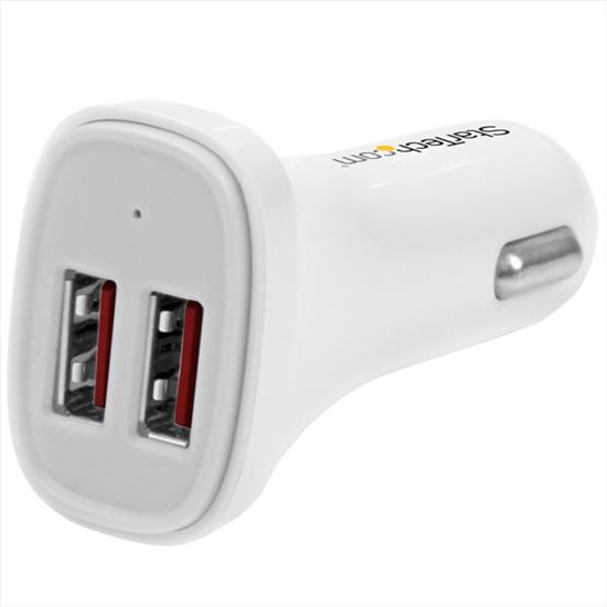 StarTech.com USB2PCARWHS mobile device charger White Auto1