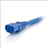 C2G 17480 power cable Blue 23.6" (0.6 m) C14 coupler C13 coupler3