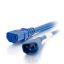 Picture of C2G 17486 power cable Blue 35.4" (0.9 m) C14 coupler C13 coupler