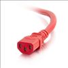 C2G 17493 power cable Red 47.2" (1.2 m) C14 coupler C13 coupler3