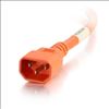 C2G 17512 power cable Orange 94.5" (2.4 m) C14 coupler C13 coupler2