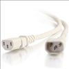 C2G 17569 power cable White 118.1" (3 m) C14 coupler C13 coupler1