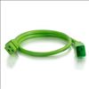 C2G 2ft, IEC320C20/IEC320C19 Green 23.6" (0.6 m) C20 coupler C19 coupler4