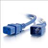 C2G 5ft, IEC320C20/IEC320C19 Blue 59.1" (1.5 m) C20 coupler C19 coupler1