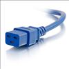 C2G 5ft, IEC320C20/IEC320C19 Blue 59.1" (1.5 m) C20 coupler C19 coupler2