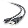 C2G 27395 USB cable 181.1" (4.6 m) USB 2.0 USB A Micro-USB B Black1