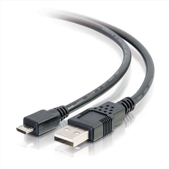 C2G 27395 USB cable 181.1" (4.6 m) USB 2.0 USB A Micro-USB B Black1