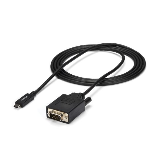 StarTech.com CDP2VGAMM2MB video cable adapter 78.7" (2 m) USB Type-C VGA (D-Sub) Black1