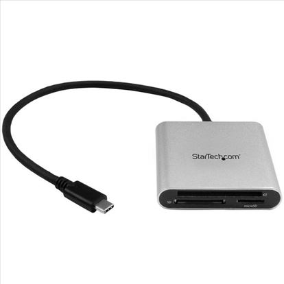 StarTech.com FCREADU3C card reader USB 3.2 Gen 1 (3.1 Gen 1) Type-C Black, Silver1
