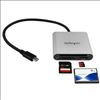 StarTech.com FCREADU3C card reader USB 3.2 Gen 1 (3.1 Gen 1) Type-C Black, Silver3