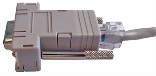 Vaddio 998-1001-232 cable gender changer DB-9F RJ-45 White1