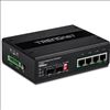 Trendnet TI-UPG62 network switch Unmanaged L2 Gigabit Ethernet (10/100/1000) Power over Ethernet (PoE) Black3