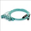 C2G 2m, MPO/6xLC fiber optic cable 78.7" (2 m) OM3 Turquoise4