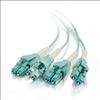 C2G 2m, MTP/4xLC fiber optic cable 78.7" (2 m) MPO OM3 Turquoise4