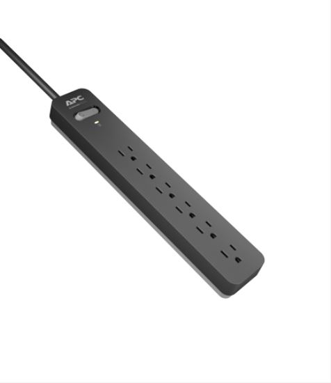 APC SurgeArrest PE66 Black 6 AC outlet(s) 120 V 72" (1.83 m)1