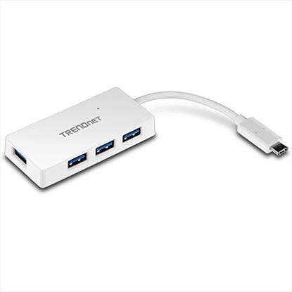 Trendnet TUC-H4E interface hub USB 3.2 Gen 1 (3.1 Gen 1) Type-C 5000 Mbit/s White1