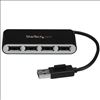 StarTech.com ST4200MINI2 interface hub USB 2.0 480 Mbit/s Black, Silver1