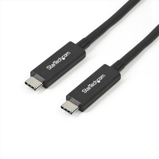 StarTech.com TBLT3MM1MA Thunderbolt cable 39.4" (1 m) 40 Gbit/s Black1