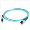 C2G 15m, 2xMPO fiber optic cable 590.6" (15 m) MPO OFNP OM4 Turquoise2