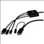 StarTech.com CMDPHD2HD video cable adapter 78.7" (2 m) HDMI HDMI + Mini DisplayPort + USB Type-C Black1