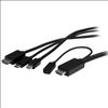 StarTech.com CMDPHD2HD video cable adapter 78.7" (2 m) HDMI HDMI + Mini DisplayPort + USB Type-C Black2