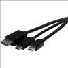 StarTech.com CMDPHD2HD video cable adapter 78.7" (2 m) HDMI HDMI + Mini DisplayPort + USB Type-C Black4