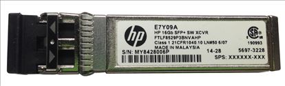 Hewlett Packard Enterprise 16GB SFP+ Short Wave 1-pack Extended Temperature Transceiver network transceiver module Fiber optic 16000 Mbit/s SFP+ 850 nm1