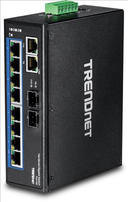 Trendnet TI-G102 network switch Gigabit Ethernet (10/100/1000) Black1