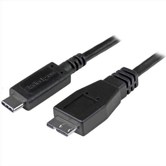 StarTech.com USB31CUB50CM USB cable 19.7" (0.5 m) USB 3.2 Gen 2 (3.1 Gen 2) USB C Micro-USB B Black1