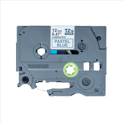 Brother TZE-MQ531 label-making tape Black on blue1