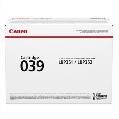 Canon 039 toner cartridge 1 pc(s) Original Black1