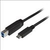 Picture of StarTech.com USB315CB2M USB cable 78.7" (2 m) USB 3.2 Gen 1 (3.1 Gen 1) USB C USB B Black