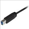 Picture of StarTech.com USB315CB2M USB cable 78.7" (2 m) USB 3.2 Gen 1 (3.1 Gen 1) USB C USB B Black