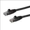 Picture of StarTech.com N6PATCH6INBK networking cable Black 7.87" (0.2 m) Cat6 U/FTP (STP)