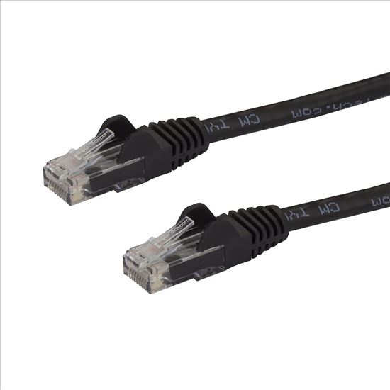 Picture of StarTech.com N6PATCH6INBK networking cable Black 7.87" (0.2 m) Cat6 U/FTP (STP)