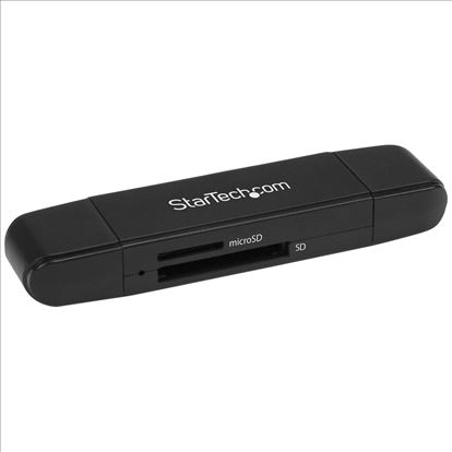 Picture of StarTech.com SDMSDRWU3AC card reader USB 3.2 Gen 1 (3.1 Gen 1) Type-A/Type-C Black