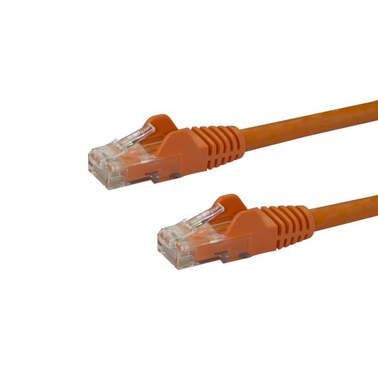 Picture of StarTech.com N6PATCH150OR networking cable Orange 1799.2" (45.7 m) Cat6 U/UTP (UTP)