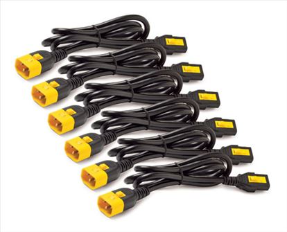 Picture of APC AP8706S-WW power cable Black 72" (1.83 m) C13 coupler C14 coupler