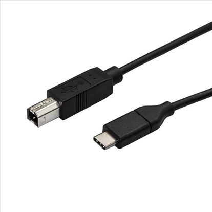 StarTech.com USB2CB3M USB cable 118.1" (3 m) USB 2.0 USB C USB B Black1