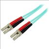 StarTech.com 450FBLCLC2 fiber optic cable 78.7" (2 m) LC OM4 Aqua color, Blue1