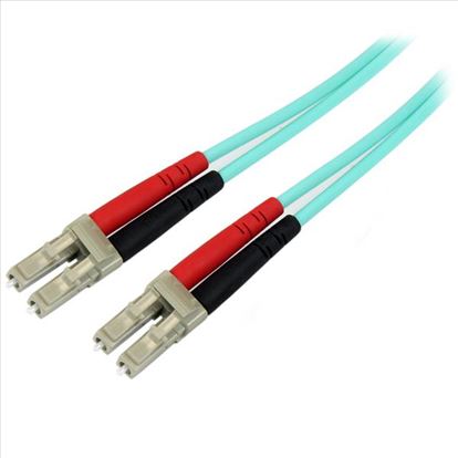 StarTech.com 450FBLCLC2 fiber optic cable 78.7" (2 m) LC OM4 Aqua color, Blue1