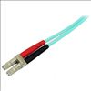 StarTech.com 450FBLCLC2 fiber optic cable 78.7" (2 m) LC OM4 Aqua color, Blue3