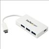 StarTech.com HB30C3A1CFBW interface hub USB 3.2 Gen 1 (3.1 Gen 1) Type-C 5000 Mbit/s White1